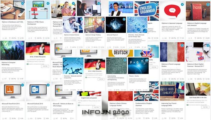 أفضل موقع للتعلم والحصول على شهادة معترف بها دوليا في العديد من المجالات المعلوماتية والعلمية أفضل موقع للتعلم والحصول على شهادة معتمدة بها دوليا في العديد من المجالات المعلوماتية والعلمية