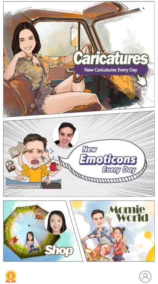 تطبيق MomentCam Cartoons & Stickers تطبيق MomentCam Cartoons & Stickers
