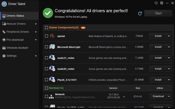 Driver Talent تحميل أفضل برنامج تحديث تعريفات الكمبيوتر Driver Talent