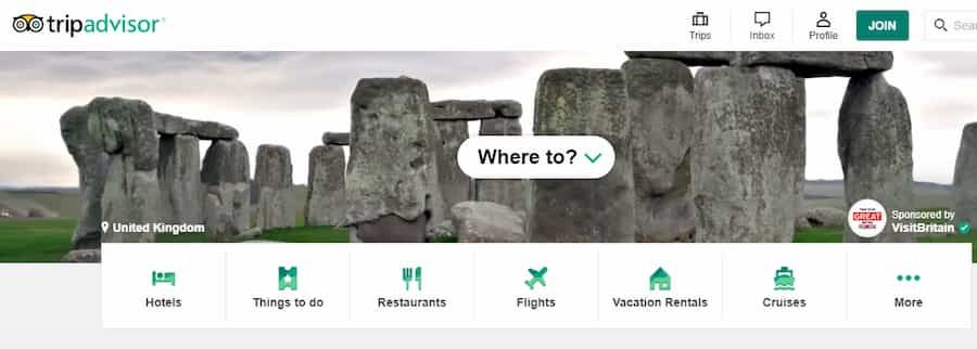 موقع حجز الفنادق tripadvisor