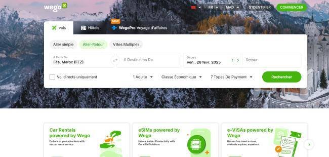 من أفضل مواقع حجز تذاكر الطيران