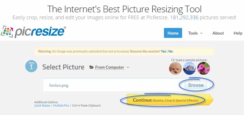 موقع تغيير حجم الصورة اون لاين