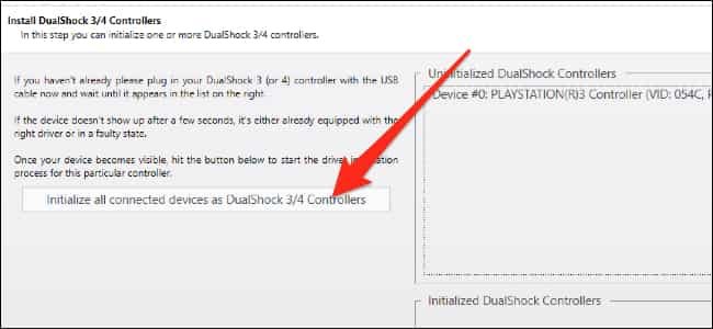 ربط وتشغيل يد PS3 على الكمبيوتر
