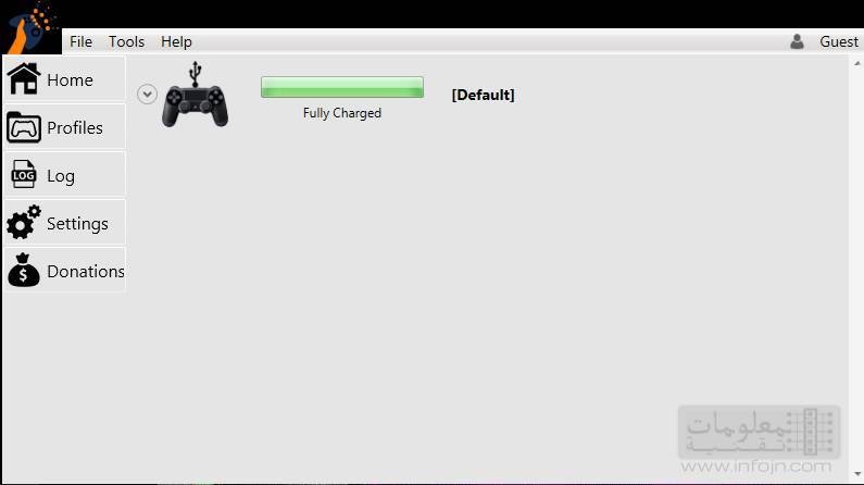 ربط يد PS4 مع الكمبيوتر