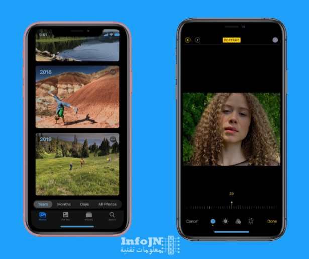 الصور والفيديوهات تعديل الصور والفيديوهات في نظام ios 13