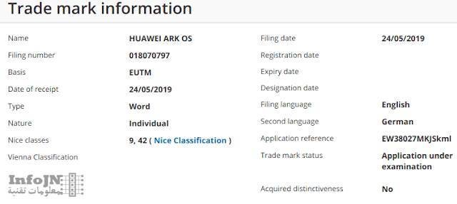 نظام هواوي Huawei ARK OS العلامة التجارية Huawei ARK OS