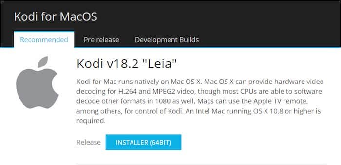كيفية تثبيت برنامج كودي على الماك برنامج كودي للماك