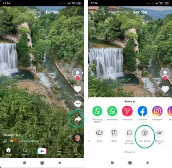 كيفية تحويل فيديوهات تيك توك إلى خلفيات حية تحويل فيديوهات تيك توك إلى خلفيات حية