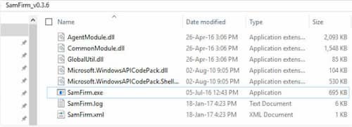 samfirm تحميل أداة Samsung Firmware لتحميل الرومات الرسمية