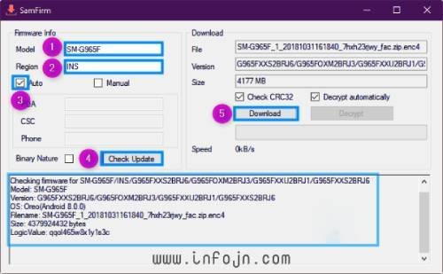 تحميل SamFirm لتنزيل وتثبيت رومات سامسونج الرسمية تحميل SamFirm لتنزيل وتثبيت رومات سامسونج الرسمية