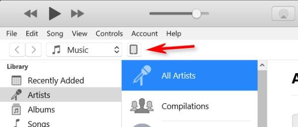 تحديث نظام iPadOS عن طريق USB باستخدام Finder أو iTunes