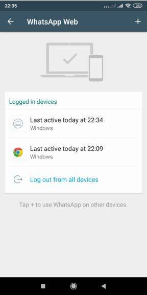 كيفية تسجيل الخروج من واتس اب ويب