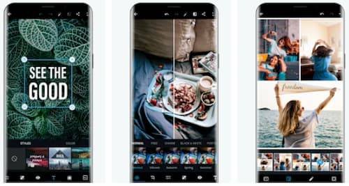 تطبيق دمج الصور والكتابة Adobe Photoshop Express