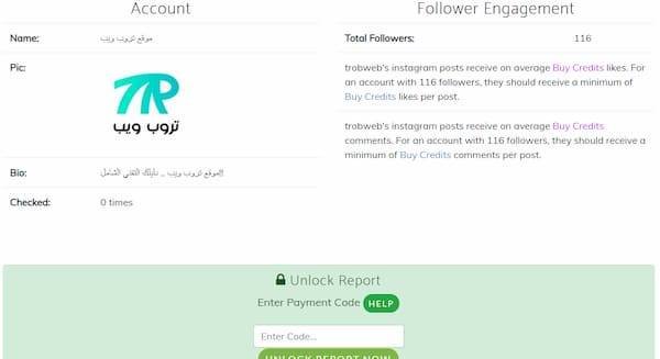 أداة كشف حسابات انستقرام التي تضم متابعين وهميين