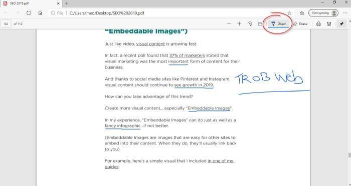 كيفية إضافة تعليقات توضيحية على ملفات PDF باستخدام مايكروسوفت إدج