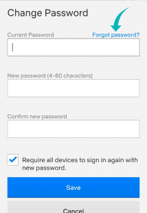 كيفية تغيير كلمة السر في نتفليكس حتى إن نسيتها