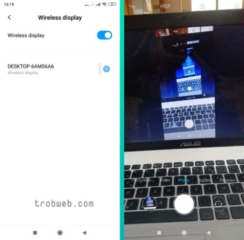 كيفية مشاركة شاشة الهاتف مع الكمبيوتر