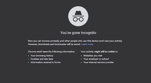 نافذة التصفح المتخفي لحل مشكل الترجمة في نتفليكس