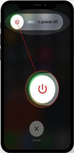 إعادة تشغيل الايفون