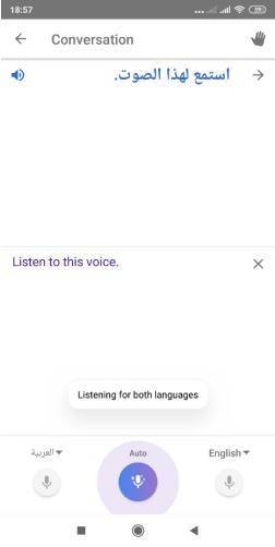 ترجمة الصوت تلقائيا