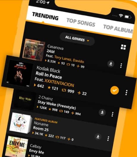 تطبيق Audiomack