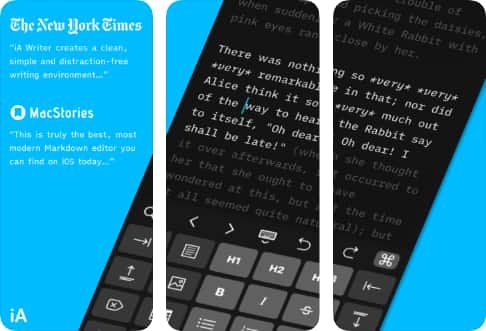 من أفضل تطبيقات الكتابة للايباد