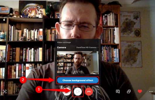 تخصيص أو تضبيب الخلفية من المحادثة على سكايب