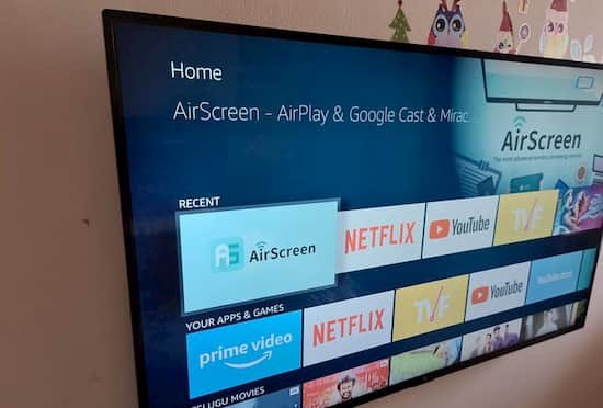 كيفية عرض شاشة الايفون على Fire TV Stick