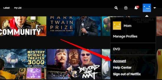 إخفاء فيلم أو مسلسل في نتفليكس