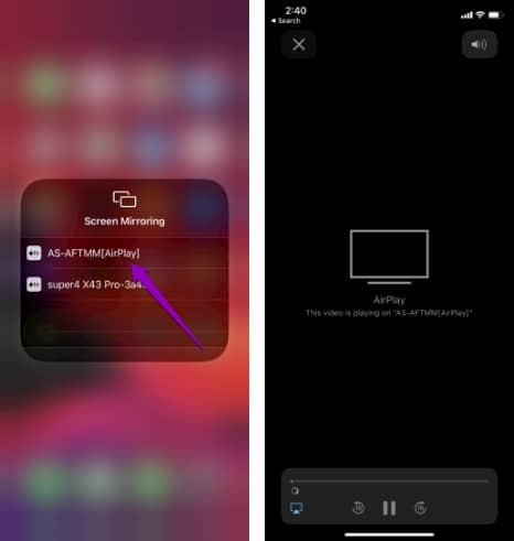 كيفية عرض شاشة الايفون على Fire TV Stick