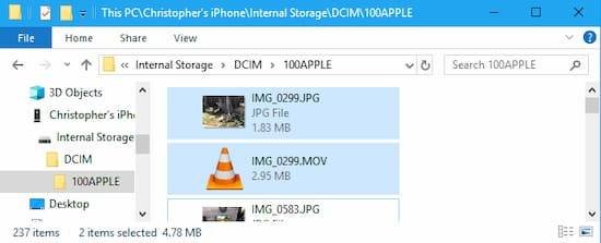 نقل الصور من الايفون إلى الكمبيوتر