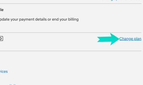 تغيير خطة الاشتراك في نتفليكس