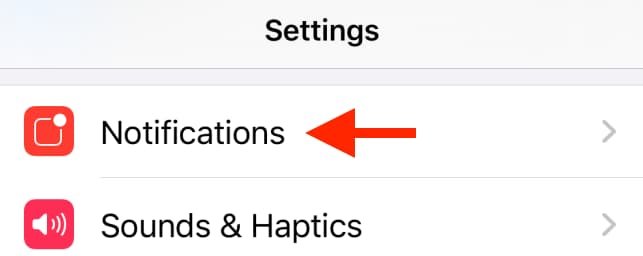 تعطيل ظهور إشعارات واتس اب على شاشة قفل ايفون