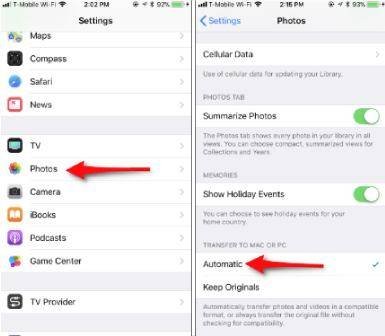 كيفية نقل الصور من الايفون إلى الكمبيوتر