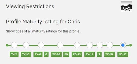 عرض الأفلام حسب العمر