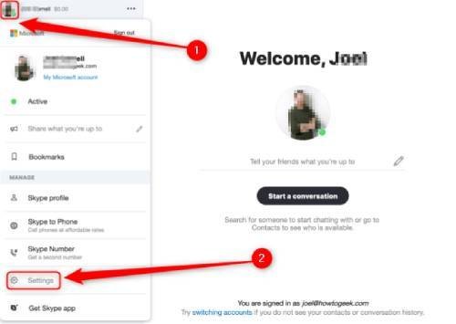 تعيين خلفية في جميع محادثاتك على skype
