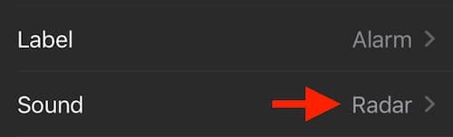 كيفية تعيين أغنية للمنبه على هاتف iphone