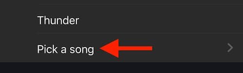 كيفية تعيين أغنية للمنبه على هاتف iphone