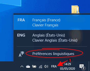 إضافة اللغة العربية لويندوز 10