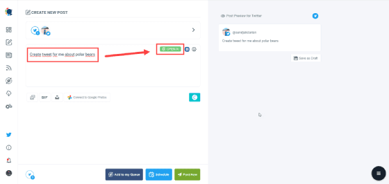 التغريد التلقائي على تويتر