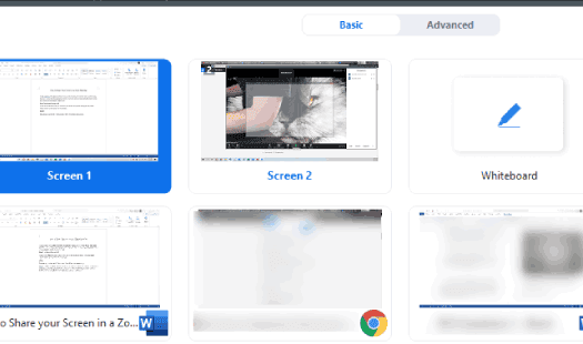 كيفية مشاركة شاشة الكمبيوتر في محادثة زووم