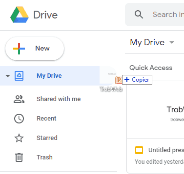 رفع ملف powerpoint إلى google drive