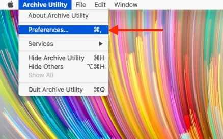 تغيير إعدادات الأرشيف