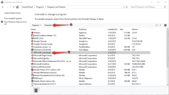 حذف البرامج من الكمبيوتر على ويندوز 10