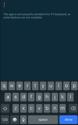البحث من تطبيق Amazon fire tv على Fire tv