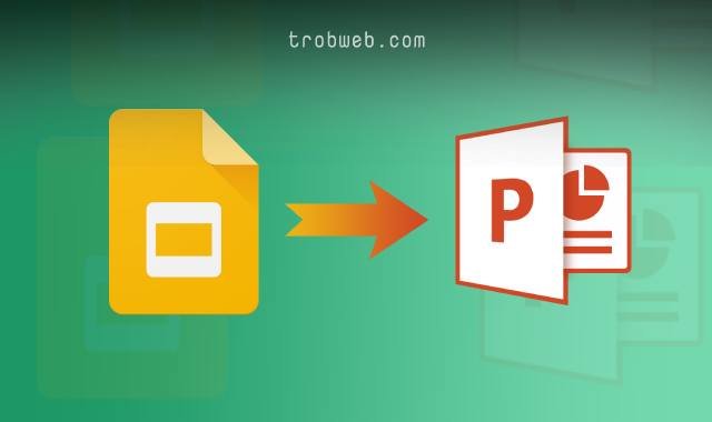 تحويل ملفات Google Slides إلى بوربوينت