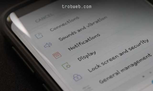 تغيير الخط في سامسونج