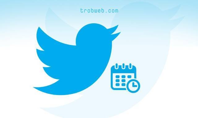 جدولة التغريدات على تويتر