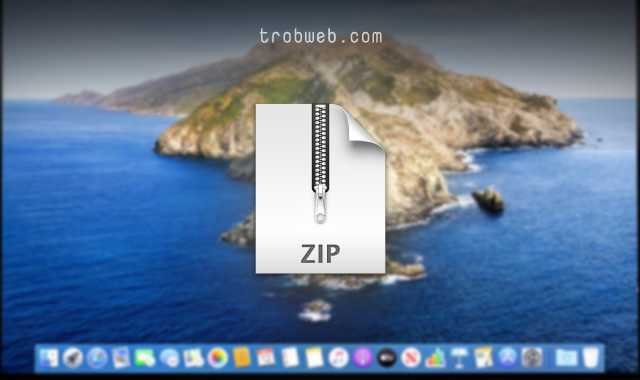 كيفية ضغط وفك ضغط الملفات على mac
