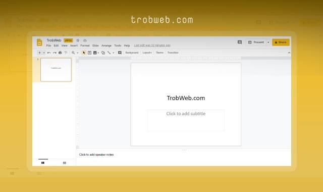 فتح ملف Powerpoint في جوجل سلايدز